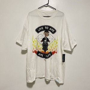 Diamond Supply Co. x Ape Live To Ape Tee Size 3XL Harley Motorcycle Parody NWT